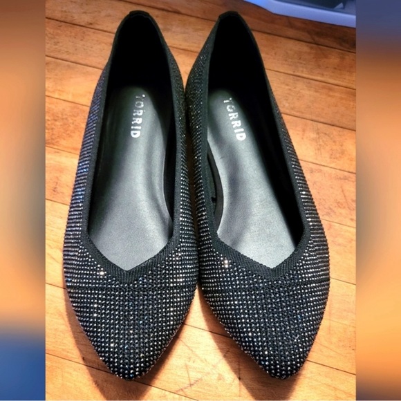 Torrid Rhinestone Ballet Flats 7WW - Picture 10 of 11